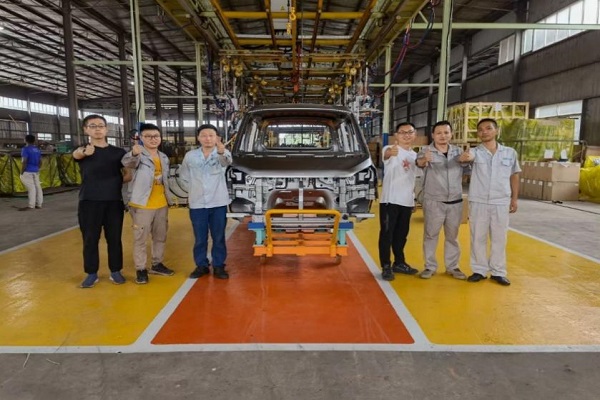 Diseño en el extranjero con aceleración automática de Newlongma, el proyecto CKD en Nigeria se lanzó con éxito